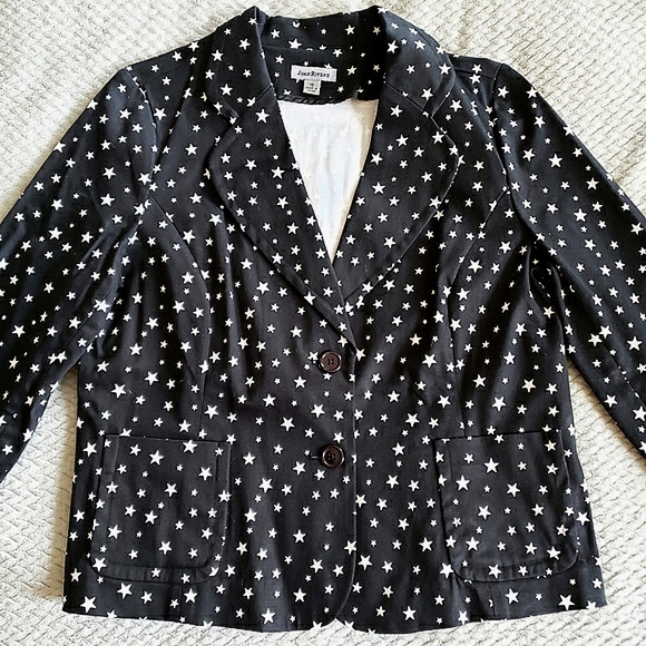 Vintage Star Semi Cropped Blazer Y2K Joan Rivers - Picture 6 of 15